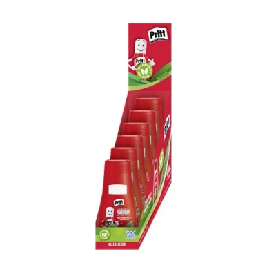 Afbeelding van Pritt Sneldrogende universele lijm met eenvoudig aan te brengen, oplosmiddelvrije vloeibare voor kinderen, witte knutsellijm vele knutselmaterialen, 6 x 50 g