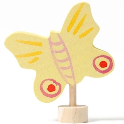Afbeelding van Grimm&#039;s decoratie figuur gele vlinder