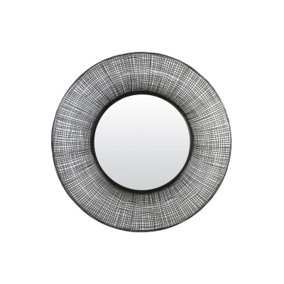 Afbeelding van Light &amp; Living Spiegel SAMAT 89x12x89 Zwart
