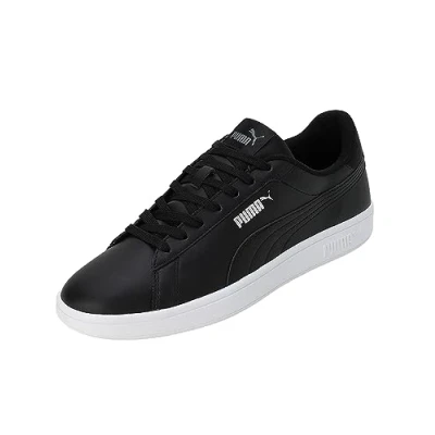 Image de PUMA Smash 3.0 L Sneakers, Chaussures, Noir/Noir/Blanc, 35.5