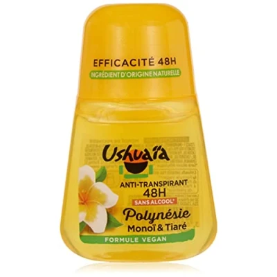 Afbeelding van Garnier USHUAIA POLYNESIE Ushuaïa Deodorant voor dames, balverzorging, Polynesie, monoi olie en tiara, effectief, 48 uur 50 ml