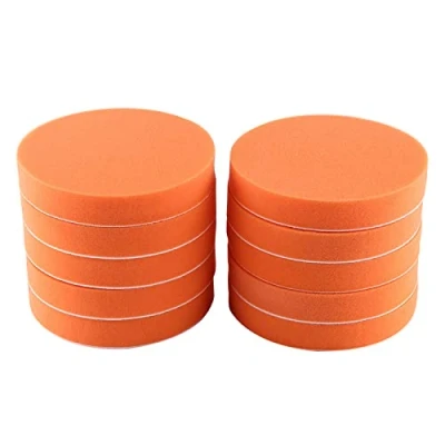 Afbeelding van Esenlong polijstspons voor auto, 10 stuks/set polijstset auto 6 (150 mm) polijstpad set gereedschap oranje