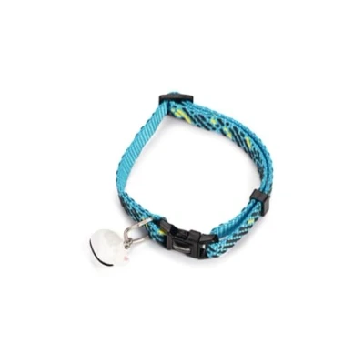 Afbeelding van Beeztees Memphis Kattenhalsband Nylon Lichtblauw 20 30 cm x 10