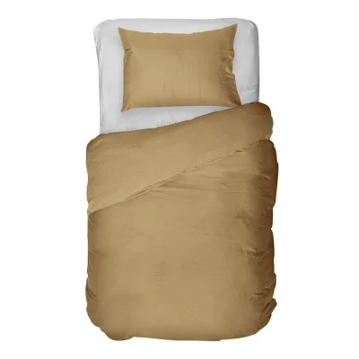 Afbeelding van Kayori dekbedovertrek Kiso Tencel Goud 140/200 220 + 1 sloop 140/220 (Kleur: Goud)
