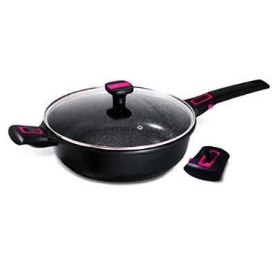 Image de Sauteuse anti adhésive 28cm + couvercle Baumalu 383604