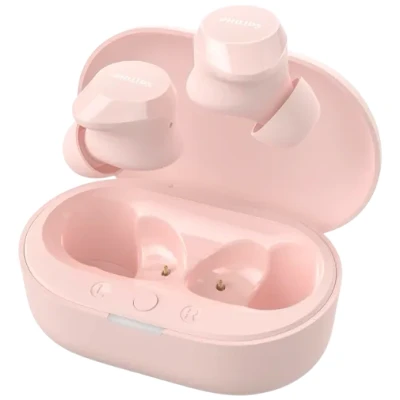 Afbeelding van Philips TAT1209PK True Wireless In Ear Bluetooth Headphones Kleine oordopjes, Geweldige kwaliteit, Natuurlijk geluid met dynamische bass, Duidelijke gesprekken en oplaadhoes Roze