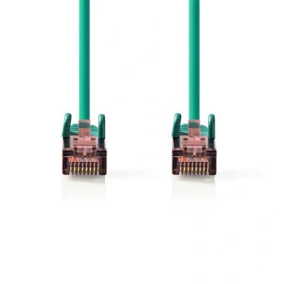 Afbeelding van Netwerkkabel Cat6 S/FTP 1 meter (100% koper, LSZH, Groen)