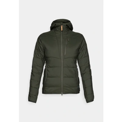 Afbeelding van Fjallraven F89630 662 Keb Padded Hoodie W Deep Forest XS, Groen (Diep Woud)