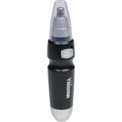 Afbeelding van Neushaartrimmer Tristar TR 2571 Neustrimmer Mannen Draadloos Neus en oortrimmer inclusief beschermkap Zwart