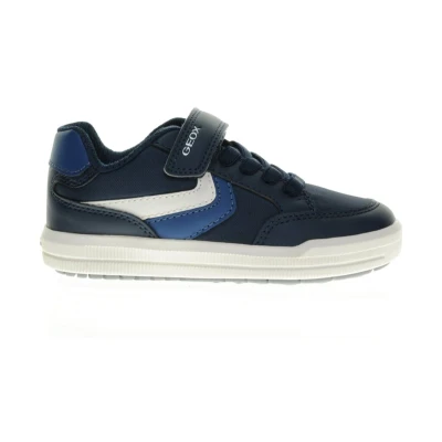 Afbeelding van Geox J Arzach Boy A Sneakers voor jongens, Marineblauwe jeans.