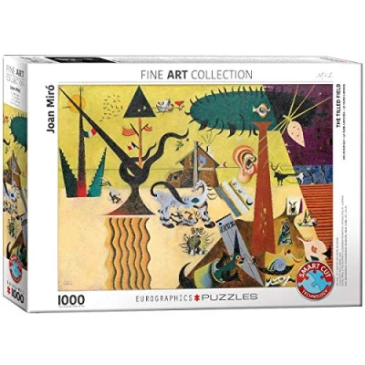 Image de Puzzle Eurographics Joan Miro : Le champ labouré, 1000 pièces