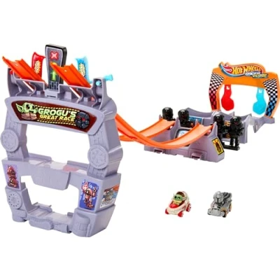 Afbeelding van Hot Wheels Racer Verse Grogu&#039;s Grote Race Baanset
