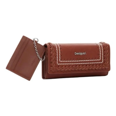 Afbeelding van Desigual Mone_Trama MARIONA, Bi Fold Wallet dames, 0, bruin, Bruin