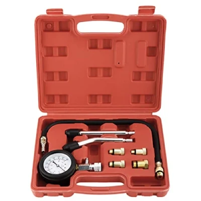 Afbeelding van FreeTec Compressorset Compressietester voor benzinemotor 0 300 psi / 20 bar rood