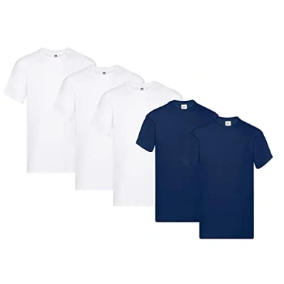Afbeelding van Fruit of the Loom Origineel T shirt voor heren (5 stuks), 5XL