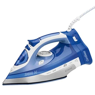 Afbeelding van Bomann DB 6006 CB Stoomstrijkijzer Draadloos 2400W Blauw/Wit