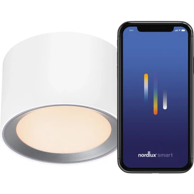 Afbeelding van Nordlux 2110840101 Landon Smart LED plafondlamp 8 W Wit