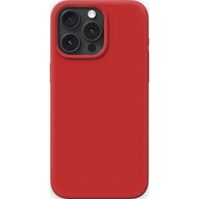 Afbeelding van iDeal of Sweden Silicone Case MagSafe iPhone 15 Pro Max Red