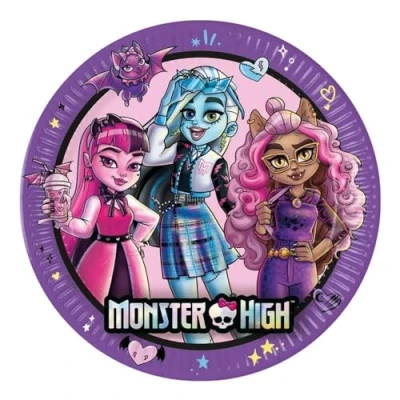 Afbeelding van Monster High partyborden 23 cm