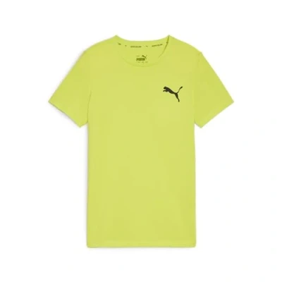 Afbeelding van Puma Active Small LOGO Unisex Tshirt basic voor kinderen, Maat: 140, Lime pow