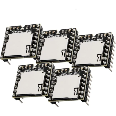 Afbeelding van AZDelivery 5 x Mini MP3 Speler DFPPlayer Module Master compatibel met Arduino