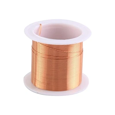 Afbeelding van Koperdraad, 15 m, 0,4 mm, inductiespoel, koper, geëmailleerde magneetdraad, voor transformatorinductoren