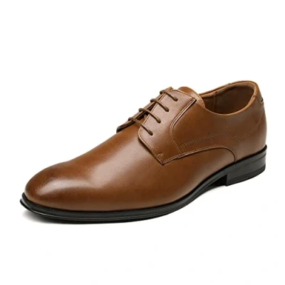 Afbeelding van Bruno Marc derby Oxford heren veters dressing schoen stad kostuum officieel bedrijf urban kleding, Bruin
