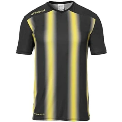Afbeelding van Uhlsport Stripe 2.0 Shirt Korte Mouw Kinderen Zwart / Geel Maat: 140
