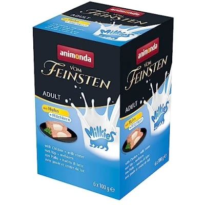 Afbeelding van animonda Vom Feinsten Adult Milkies 36 x 100 g Kattenvoer Met Kip &amp; Melkkern