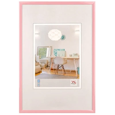 Afbeelding van walther design New Lifestyle KV824Q fotolijst van kunststof, 18 x 24 cm, roze