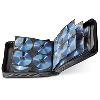 Afbeelding van Hama Cd Wallet Nylon 208 Zwart