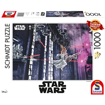 Afbeelding van Schmidt Spiele Thomas Kinkade 58429 puzzel Star Wars On The Run 1000 stukjes
