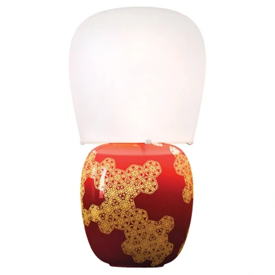Afbeelding van Kundalini Hive keramische tafellamp, rood