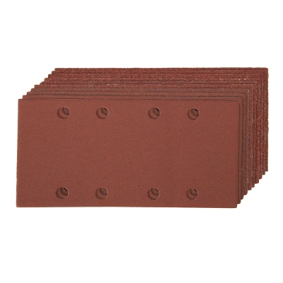 Afbeelding van Silverline 93 x 190 mm geperforeerde klittenband schuurvellen, 10 pak 2 60, 3 80, 120, 240 korrelmaten