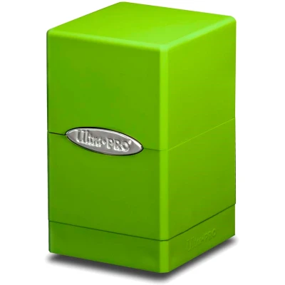 Afbeelding van Ultra Pro Deck Box Satijn Toren Lime Groen