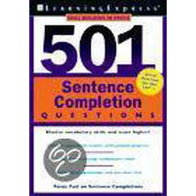 Afbeelding van 501 Sentence Completion Questi
