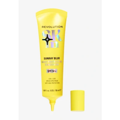 Afbeelding van SKIN by Revolution Sunray BLUR Daily Protection Sunscreen SPF 50+ Zonnebrandcrème, Maat: 50 ml,