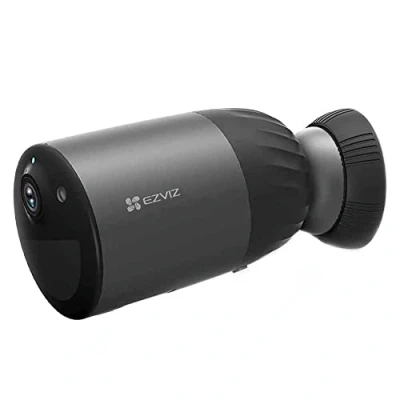 Afbeelding van EZVIZ 4MP accu bewakingscamera met nachtzicht, ingebouwd 32GB eMMC geheugen, 270 dagen batterijvermogen, IP66 weerbestendig sirene en spotlight. BC1C (eLife)
