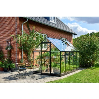 Afbeelding van Qube 106 zwart gecoat veiligheidsglas 3 mm Royal Well