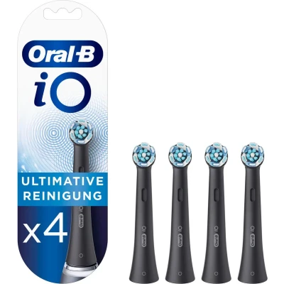 Afbeelding van Oral B IO Ultimate Clean Zwart Opzetborstels Tandenborstel 4 Stuks