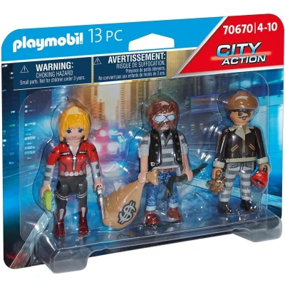 Afbeelding van PLAYMOBIL City Action Figurenset boeven 70670