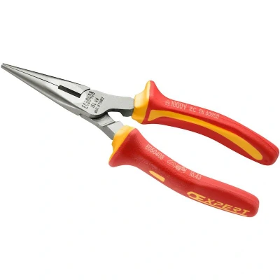 Afbeelding van EXPERT E050408 VDE tang met half ronde rechte bekken 160 mm