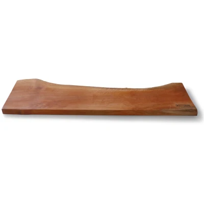 Afbeelding van Skottsberg Wood Works Serveerplank Ingefreesde handgrepen 80 x 25 3 cm Hout Borrelplank