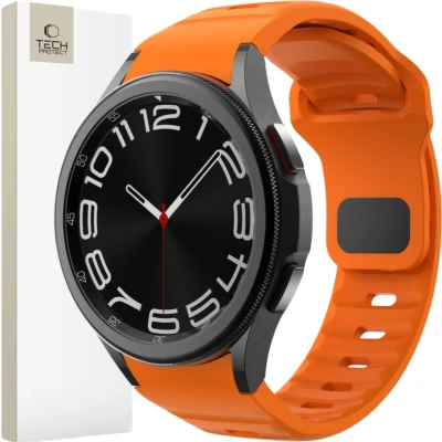 Afbeelding van TECH PROTECT SILICONEN LIJN SAMSUNG GALAXY HORLOGE 4 / 5 PRO 6 7 FE ORANJE