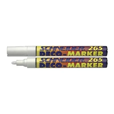 Image de Marqueur craie / déco Schneider 265 blanc 10pcs.