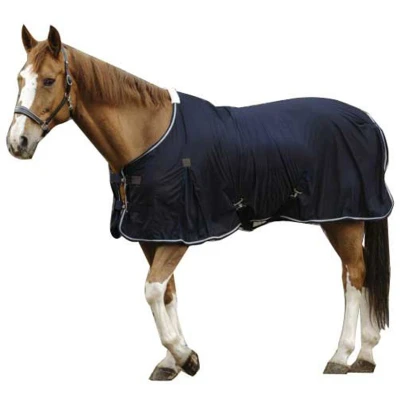 Afbeelding van EQUITHÈME Vliegendeken Micro Mesh Navy 155/206