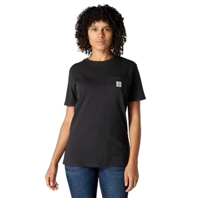 Afbeelding van Carhartt 103067 Workwear Pocket T Shirt Original Fit Black XS