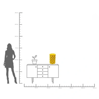 Afbeelding van Vaas Lemon Juice 43cm