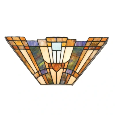 Afbeelding van Quoizel LED Wandlamp Inglenook 2X E14 Max 60W Valiant Bronze