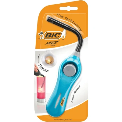 Afbeelding van Aansteker Bic megalighter U140 flex assorti
